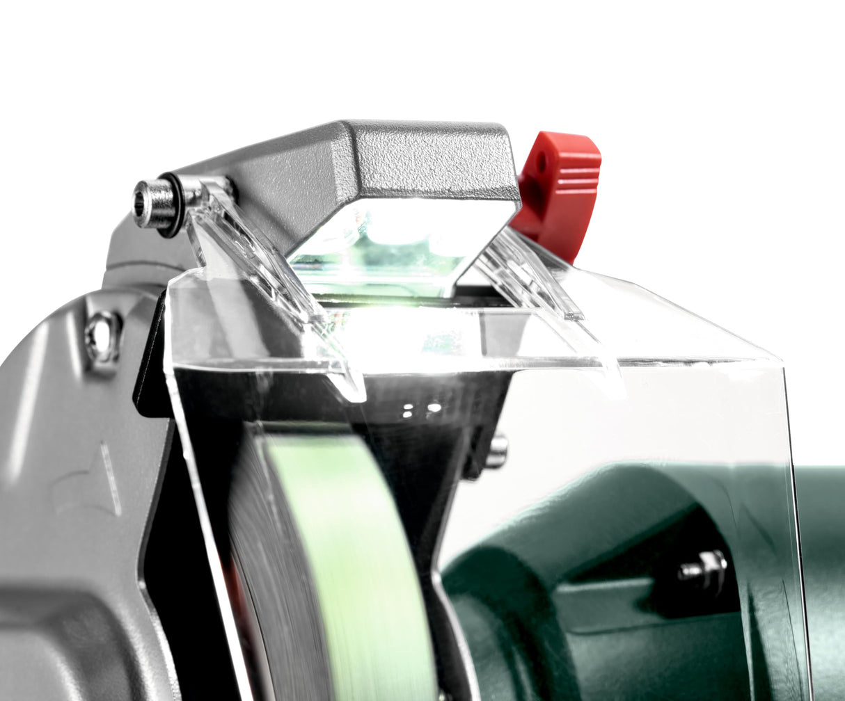 Metabo Lijadora Combinada Universal BS 200 Plus, Máquina para Lijar, Afilar y Desbarbar, Potencia 600W, para Madera y Metal, Multifuncional, Cable de 1.8m