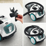 Bosch - Aspirador de Trineo sin Bolsa, Serie 4, ProHygienic, 2 litros, 78 dB, Blanco, BGC21HYG1