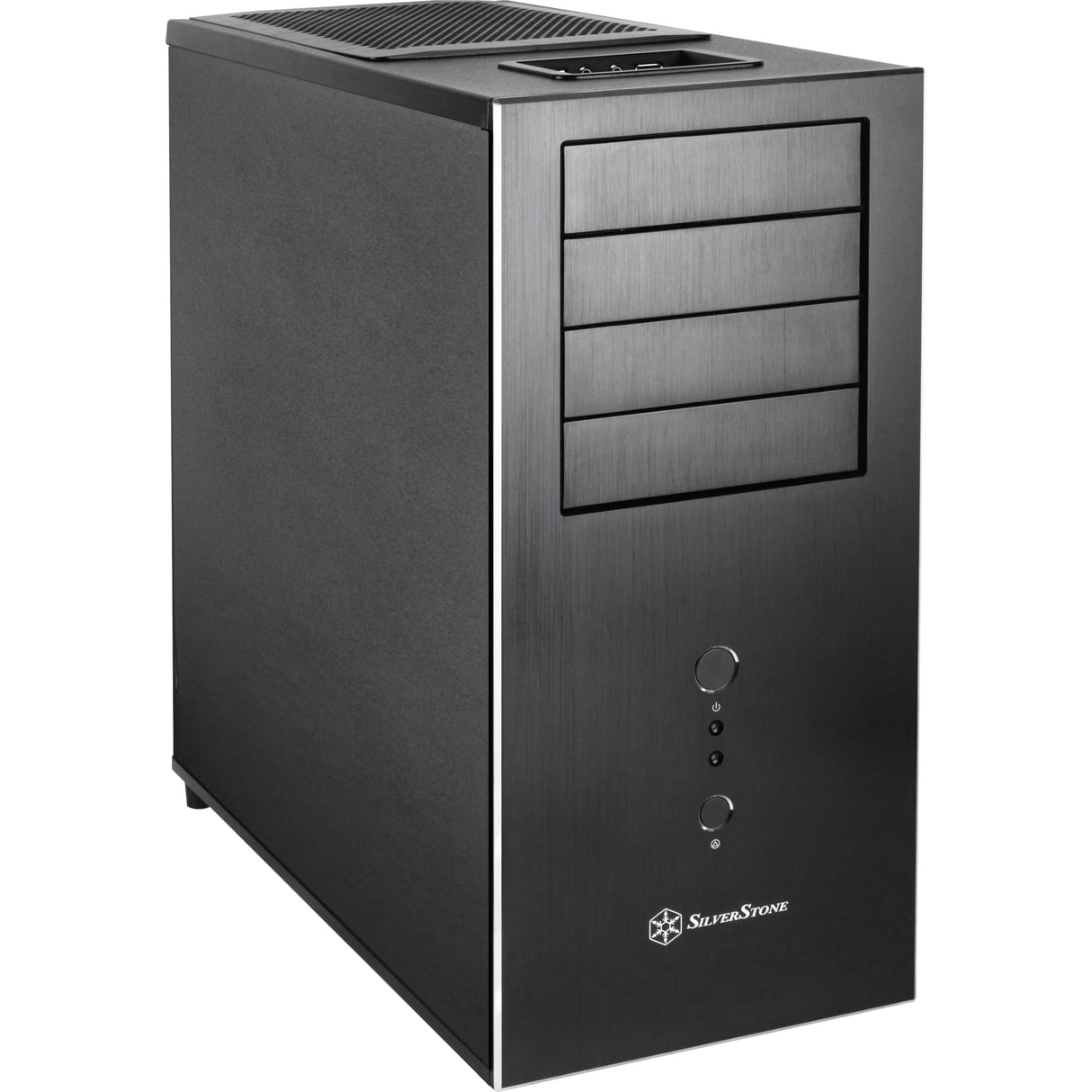 SilverStone SST-TJ04B-E - Carcasa de ordenador Temjin Midi Torre SSI-CEB ATX, negro