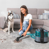 Cecotec Limpiador Aspirador de Tapicerías y Alfombras con Cable Conga 4000 Carpet&Spot Clean XL Advance. 600W, 14kPa, 2 Depósitos: Agua Limpia y Sucia, Pulverizador, Accesorio Ventanas y 3 Boquillas