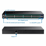 TrenDNET – Accesorios de 52 Puertos GIGA Web Smart 740 W PoE+ 10 G SFP+ Slots