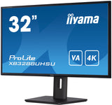 iiyama XB3288UHSU-B5 32" Panel VA, 3840x2160 UHD, 15cm Regulable en Altura, Pivotante, 300cd/m², 3ms, FreeSync, Altavoces, DisplayPort, 2xHDMI, USB3.0x2