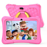 PRITOM Kids Tablet 7 Pulgadas, Android 11, 2GB RAM 32GB ROM, BT, WiFi, cámara Dual, Educativo, Control Parental, Software para niños con Estuche para Tableta para niños, Tipo C, Rosa