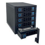 FANTEC 2554 WR-C3151-6G SAS/SATA 6G backplane housing for 5× 3.5"/2.5" HDD/SSD on a Tray in a 3X 5.25 Module