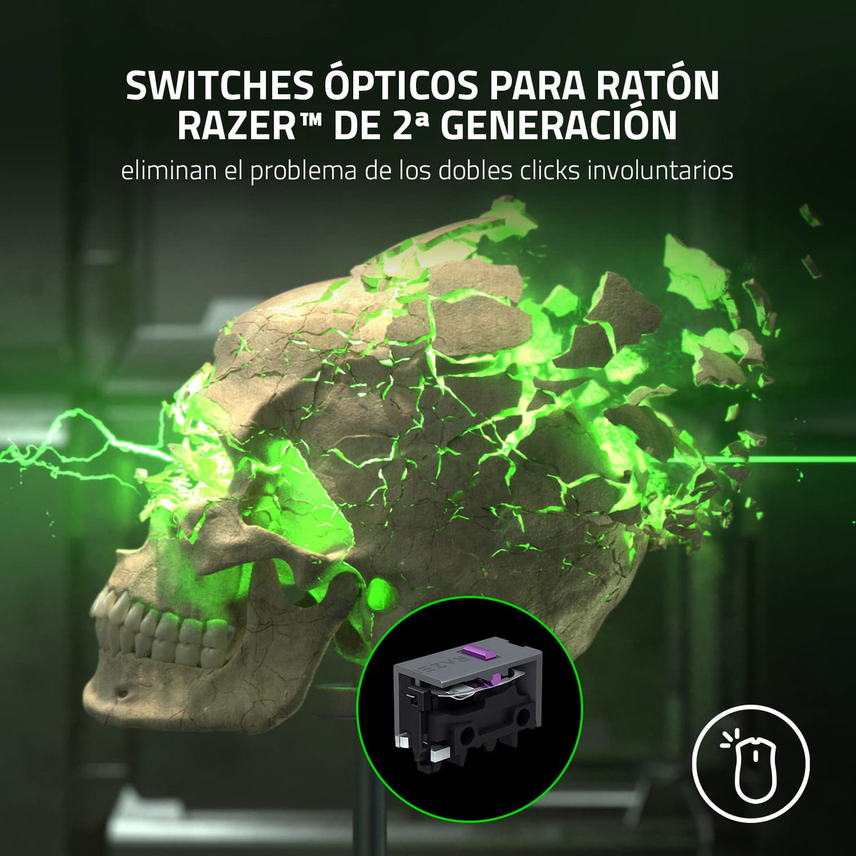 Razer DeathAdder V2 Pro (Genshin Impact Ed.) - Ratón Gaming inalámbrico ergonómico (interruptores ópticos, enfoque óptico + sensor de 20K, memoria integrada, programable)