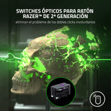 Razer DeathAdder V2 Pro (Genshin Impact Ed.) - Ratón Gaming inalámbrico ergonómico (interruptores ópticos, enfoque óptico + sensor de 20K, memoria integrada, programable)