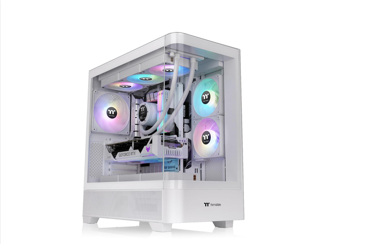 Thermaltake View 290 TG ARGB, Mid Tower Chassis, Snow