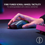 Razer DeathAdder V2 Pro - Ratón Gaming inalámbrico ergonómico (interruptores ópticos, enfoque óptico + sensor de 20K, memoria integrada, programable) Negro