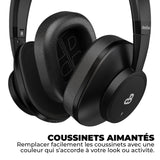 DeeBee Pulse Auriculares Inalámbricos, Cancelación Activa de Ruido 35dB, Bluetooth 5.2, 40 Horas de Batería, Negro