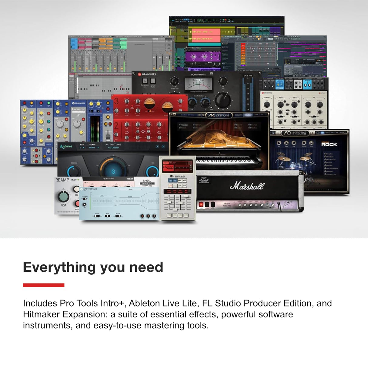 Focusrite Scarlett Solo 4.ª gen. interfaz de audio USB para guitarristas, cantantes o productores. Grabación con sonido de estudio y alta fidelidad y todo el software que necesitas