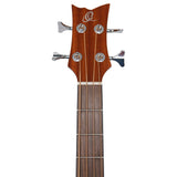 ORTEGA Acoustic Bass 4-String Deep Series 5 Tapa de abeto macizo Sapele D538-4