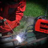 Telwin 815856 Force 145 Soldadora Inverter a Electrodo 150A con Accesorios Soldadura MMA y Maleta Plastico, 230V
