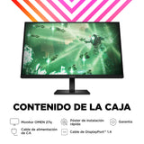 HP OMEN 27q - Monitor Gaming 27" QHD (2560 x 1440 a 165 Hz, IPS, 16:9, 1ms, HDMI, Antirreflejo, HDR, DisplayPort, AMD FreeSync Premium, Compatible con Consolas) Negro