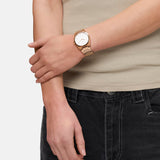 Liebeskind Reloj Analógico para Mujeres de Cuarzo con Correa en Acero Inoxidable LT-0463-MQ