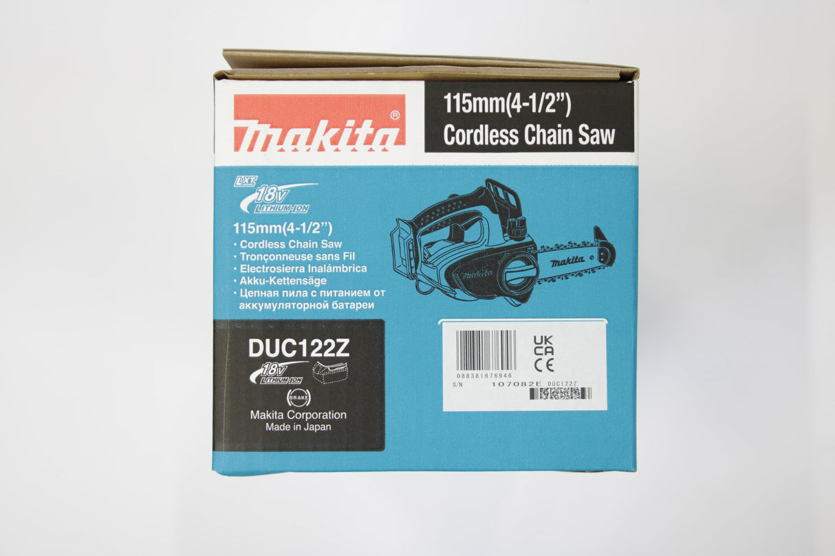 Makita DUC122Z - Sierra de cadena 18V Litio
