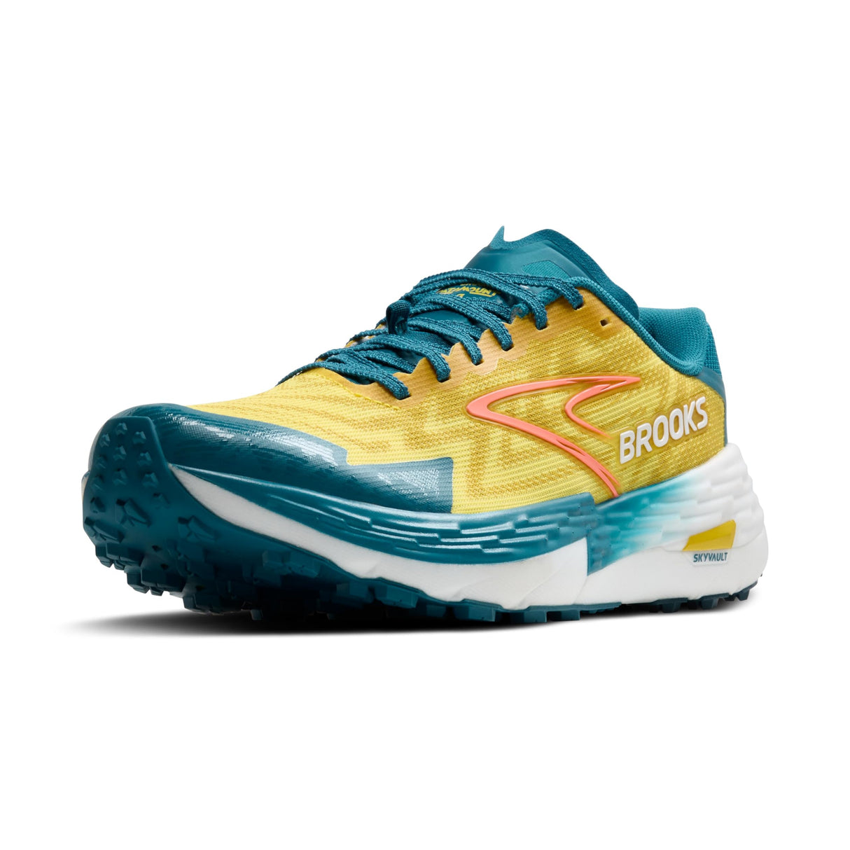 BROOKS Catamount 4, Sneaker Hombre, Membrillo/Celestial/Neo Ember, 45 EU
