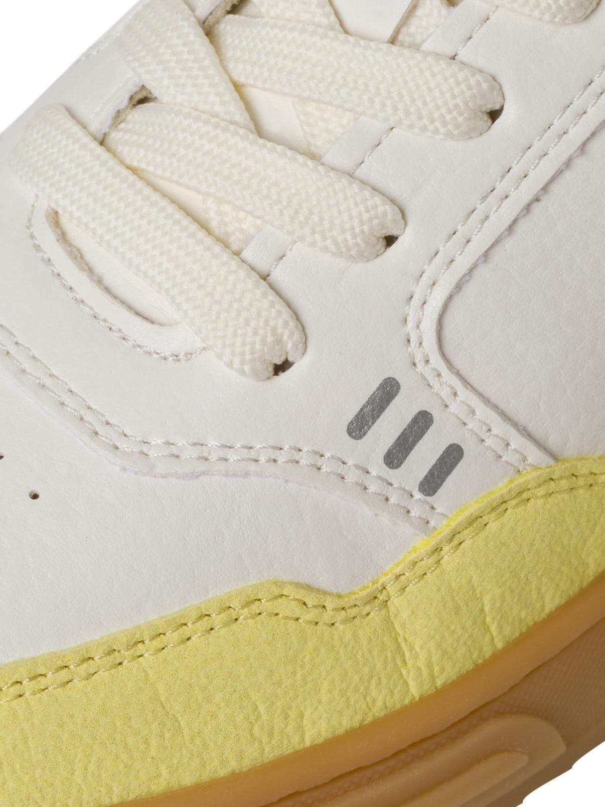 Tamaris Damen 1-23608-42, Sneaker Mujer, Blanco (White/Yellow), 40 EU