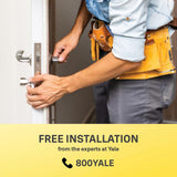 Yale Linus Smart Lock L2 - Negro - 05/103210/MB | Acceso sin llave | Instalación DIY | Bloqueo/desbloqueo remoto | Llaves virtuales| Alertas en tiempo real