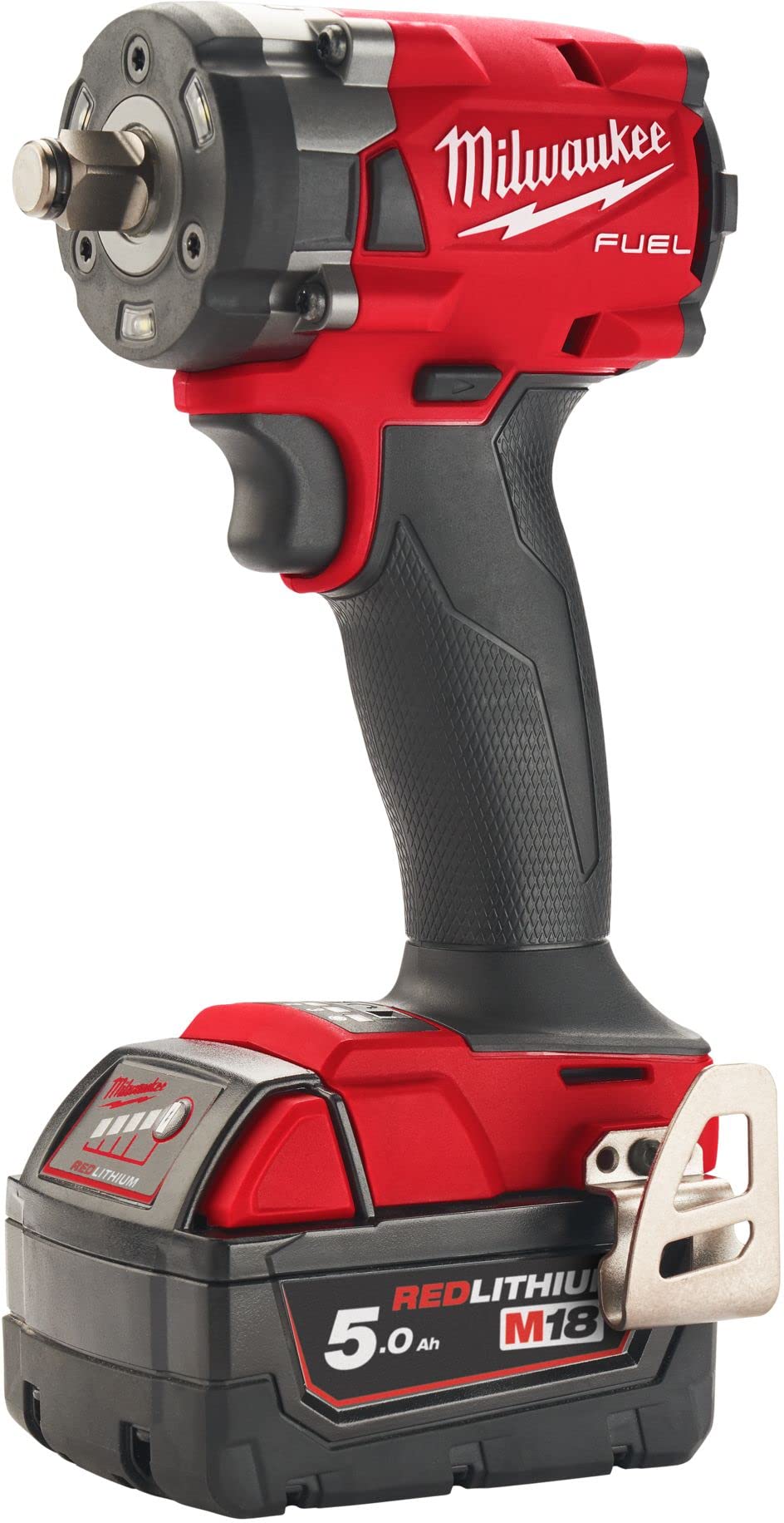 Milwauk Llave Impacto Milwaukee M18 FIW2F12-502X, Rojo, 0