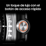 Samsung Galaxy Watch8 Classic 46mm, LTE, Correa Híbrida, Smartwatch con Diseño con Bisel Giratorio, Garantía 3 Años + 1 año Extra, Blanco (Versión Española)