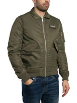 Schott NYC 210100RS, Chaqueta para Hombre, Kaki Del Ejército, M