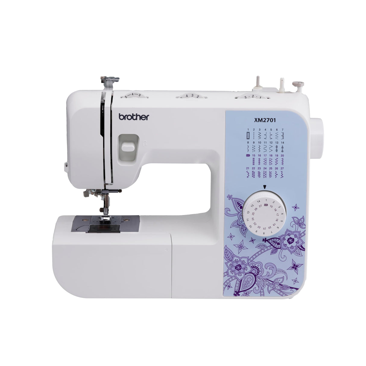 Brother XM2701S Máquina de Coser (Edición Exclusiva) - 27 Puntadas de Costura, Eléctrica, Portátil, Completa y Fácil para Principiantes