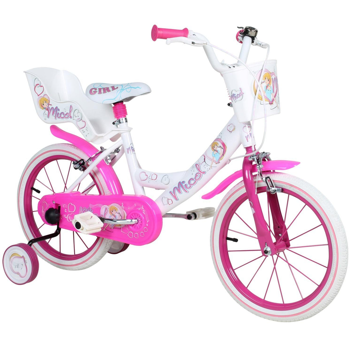 Micol - Bicicleta para niños, 16" Pulgadas
