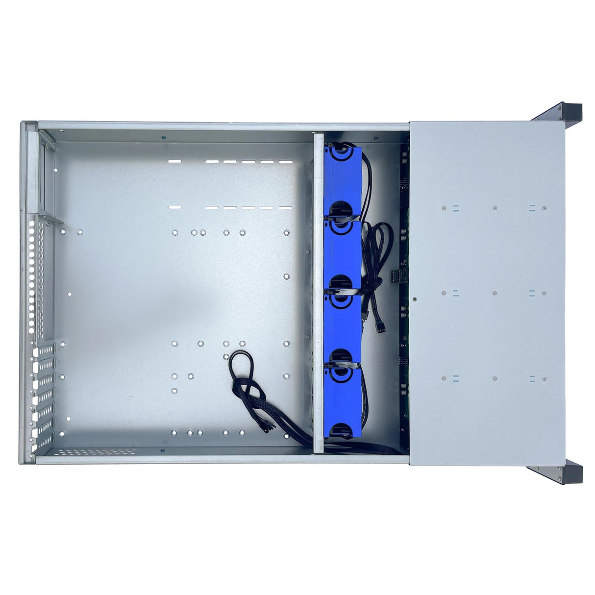 FANTEC SRC-2612X07 12Xsas&Sata sin NT Negro Plata