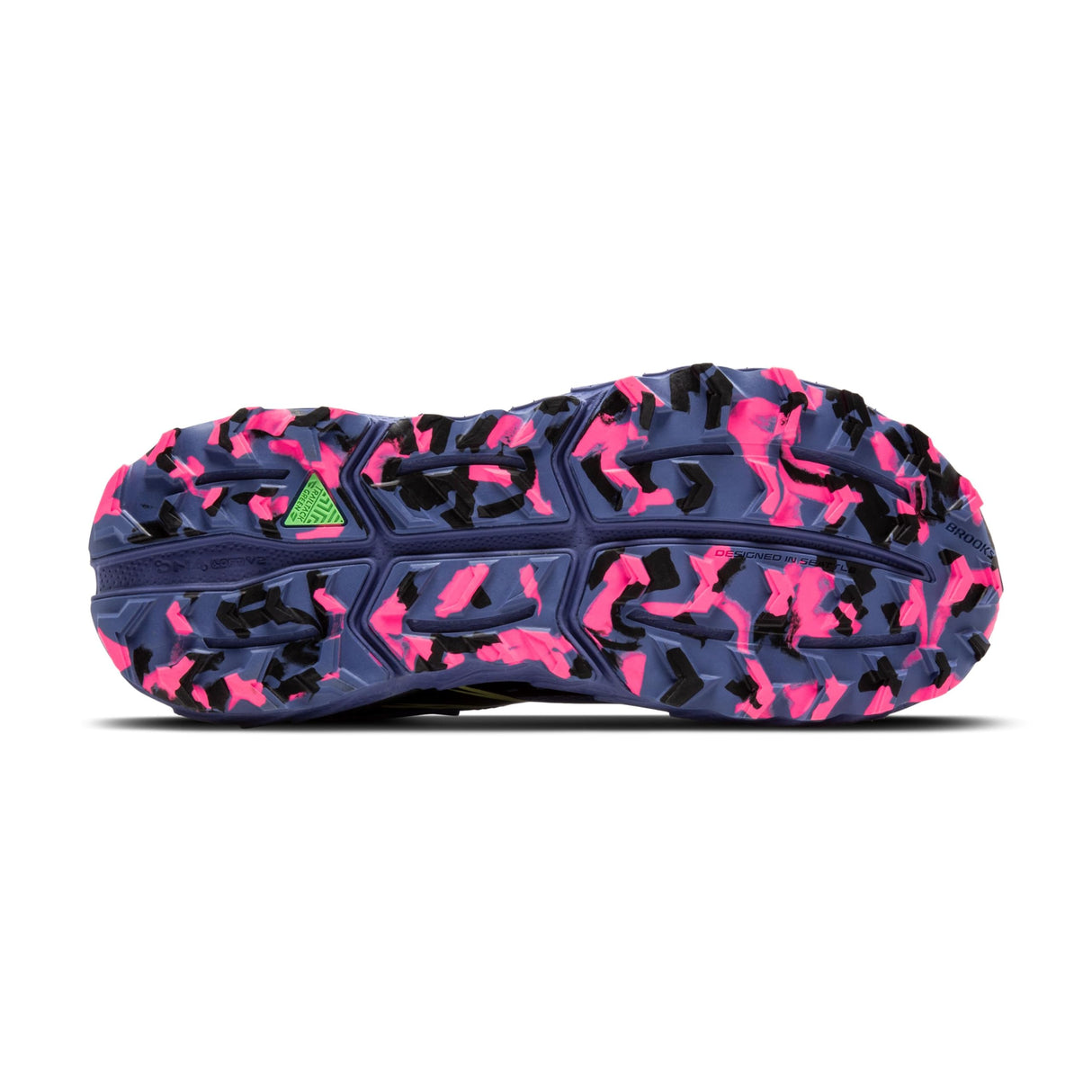 BROOKS Cascadia 18 GTX, Sneaker Mujer, Gris Azul/Negro/Rosa, 38 EU
