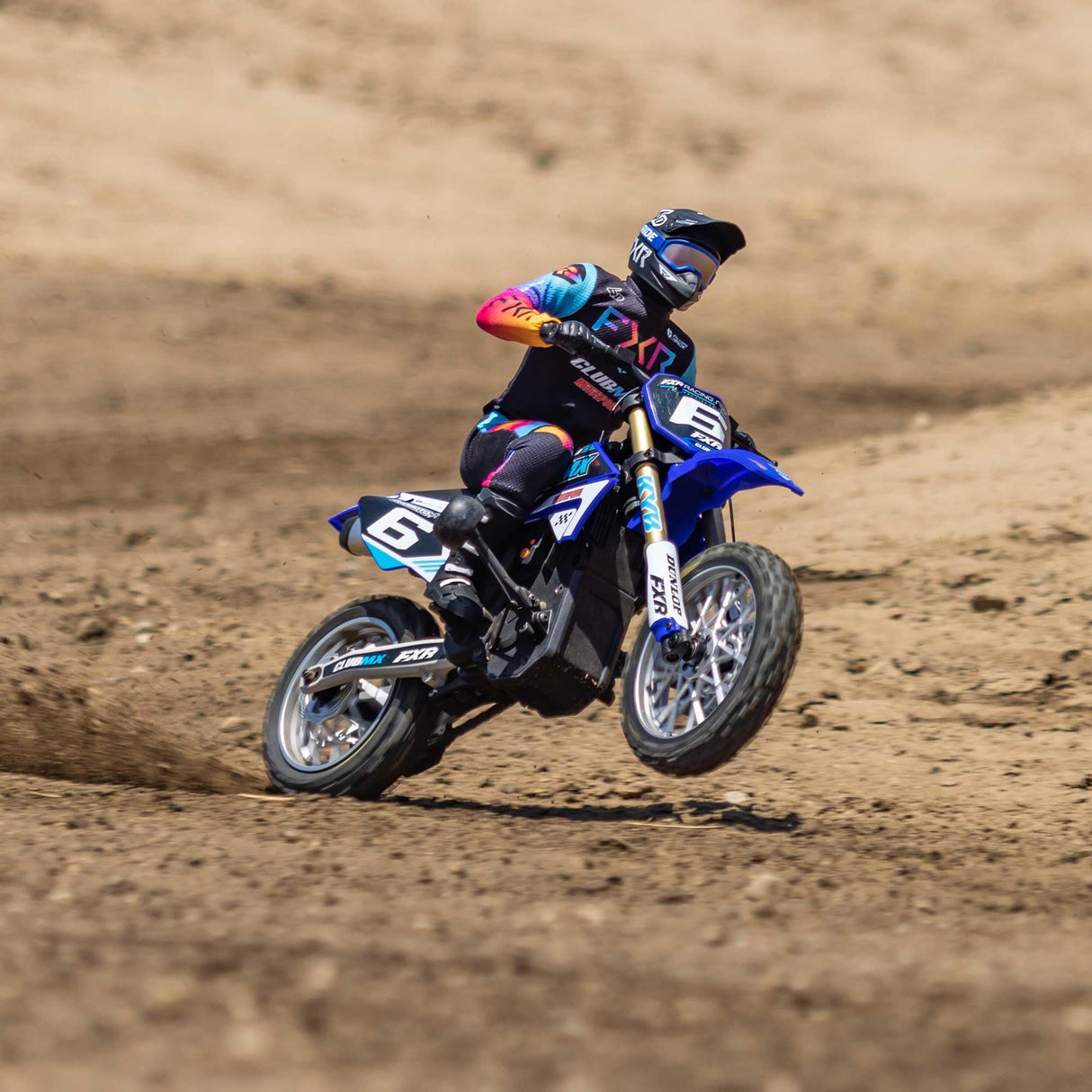 LOSI RC Promoto-MX 1/4 Motorcycle RTR (Battery and Charger Not Included), ClubMX, LOS06000T2, Blue