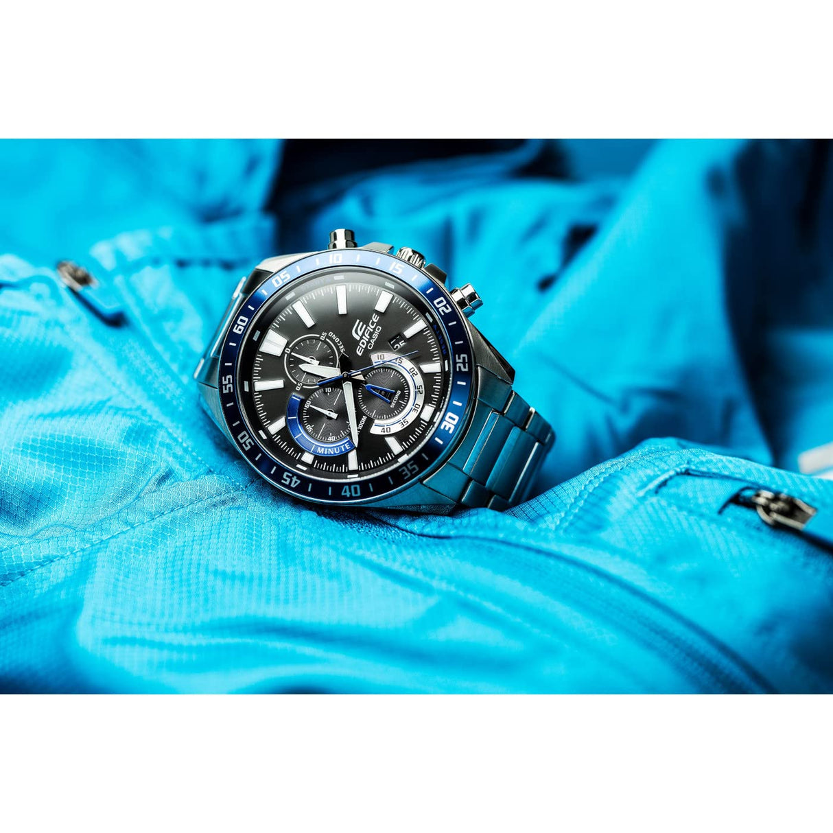 CASIO - Montre en acier inoxydable - EDIFICE - Gris