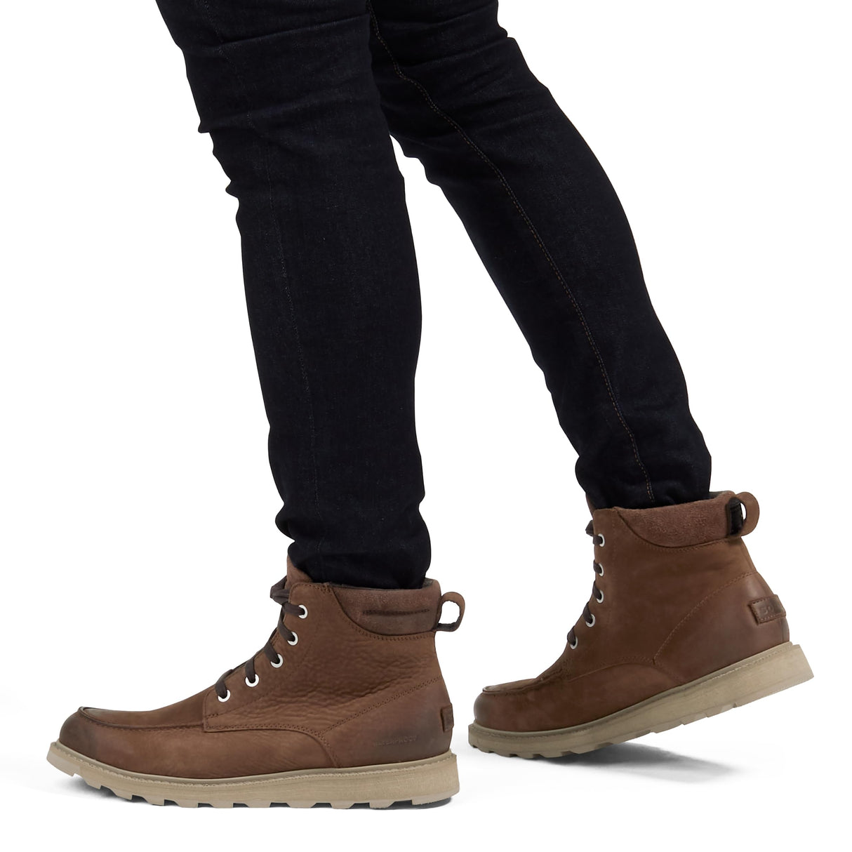 Sorel Madson 2 Moc Toe WP, Botas de invierno impermeables, Hombre, Tobacco, 41.5 EU
