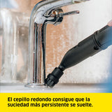 Kärcher Limpiadora de vapor manual SC 5 EasyFix Iron, conexión agua caliente, 4,2 bar, calentamiento: 3min., superficie: aprox. 150m², depósito: 0,5 l+1,5 l, kit limpieza suelos, plancha vapor presión