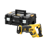 DEWALT DCS367NT-XJ, Sierra Sable Compacta sin Escobillas XR 18V, velocidad de 2900 rpm, corte de madera 300mm, Corte de acero 100mm, sin cable, con luz LED, Maletín TSTAK II