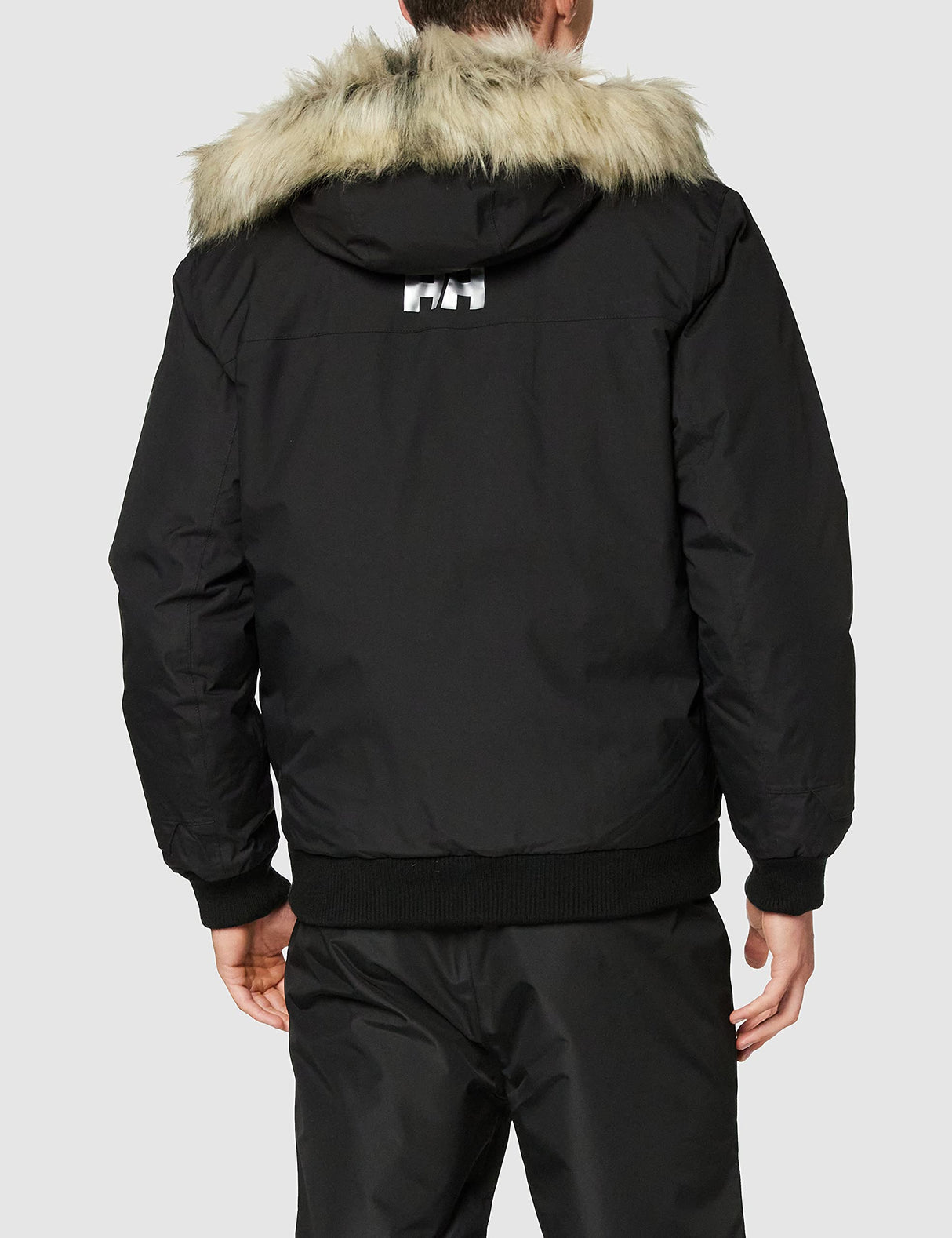 Helly Hansen Hombre Chaqueta Bomber, Negro, L