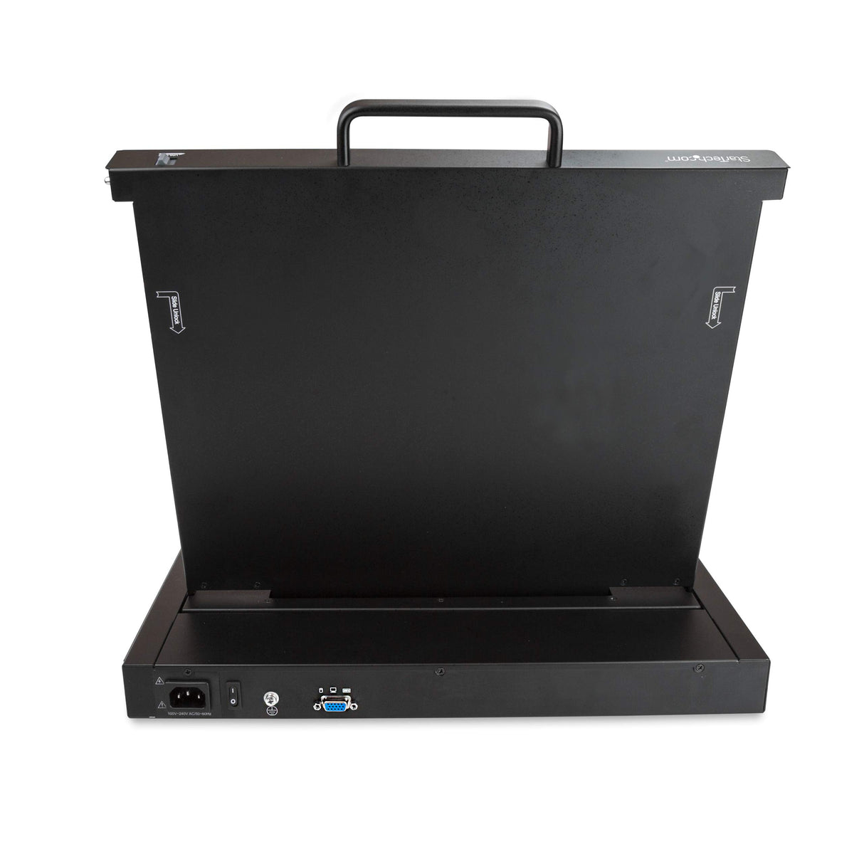 Consola KVM para montaje en rack - KVM de un solo puerto VGA con monitor LCD de 17" para rack de servidor - Cajón KVM universal de 1U con cables y hardware - Soporte USB - 50.000 MTBF (RKCONS1701)