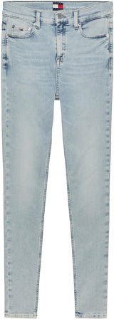 Tommy Jeans Nora MD Skn ANK Zip Bi1213 Dw0Dw20034 Ceñido, Denim (Denim Ultra Light), 34W / 28L para Mujer