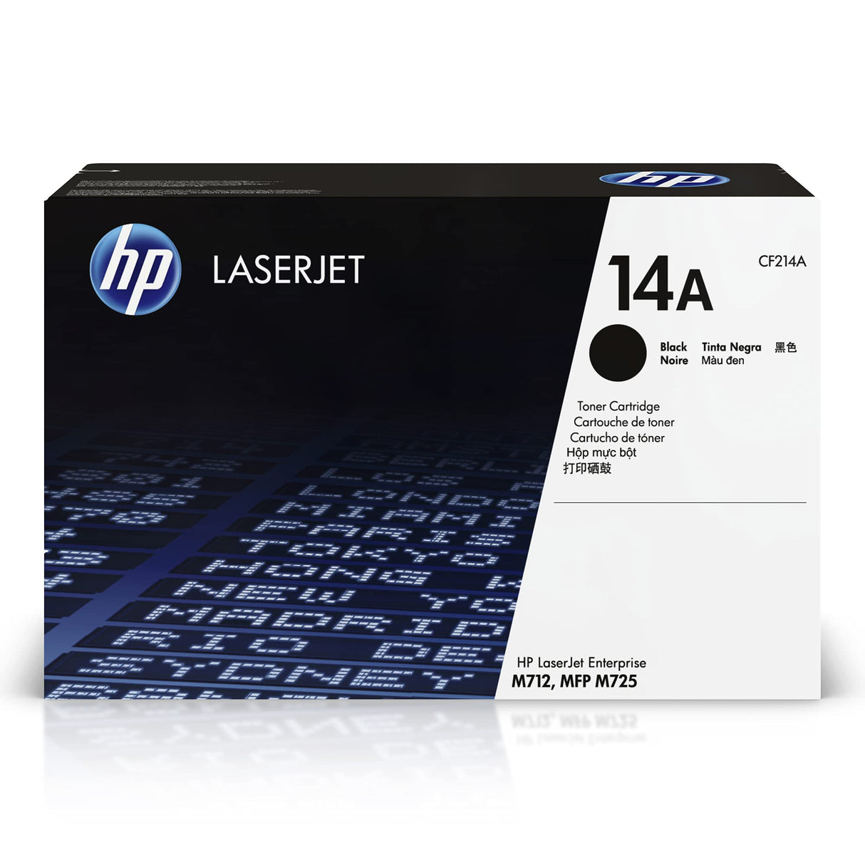 HP 14A CF214A, Negro, Cartucho Tóner Original, de 10.000 páginas, para impresoras HP LaserJet Enterprise 700 M712, M725dn, M725f, M725z, M725z+, M712dn, M712xh