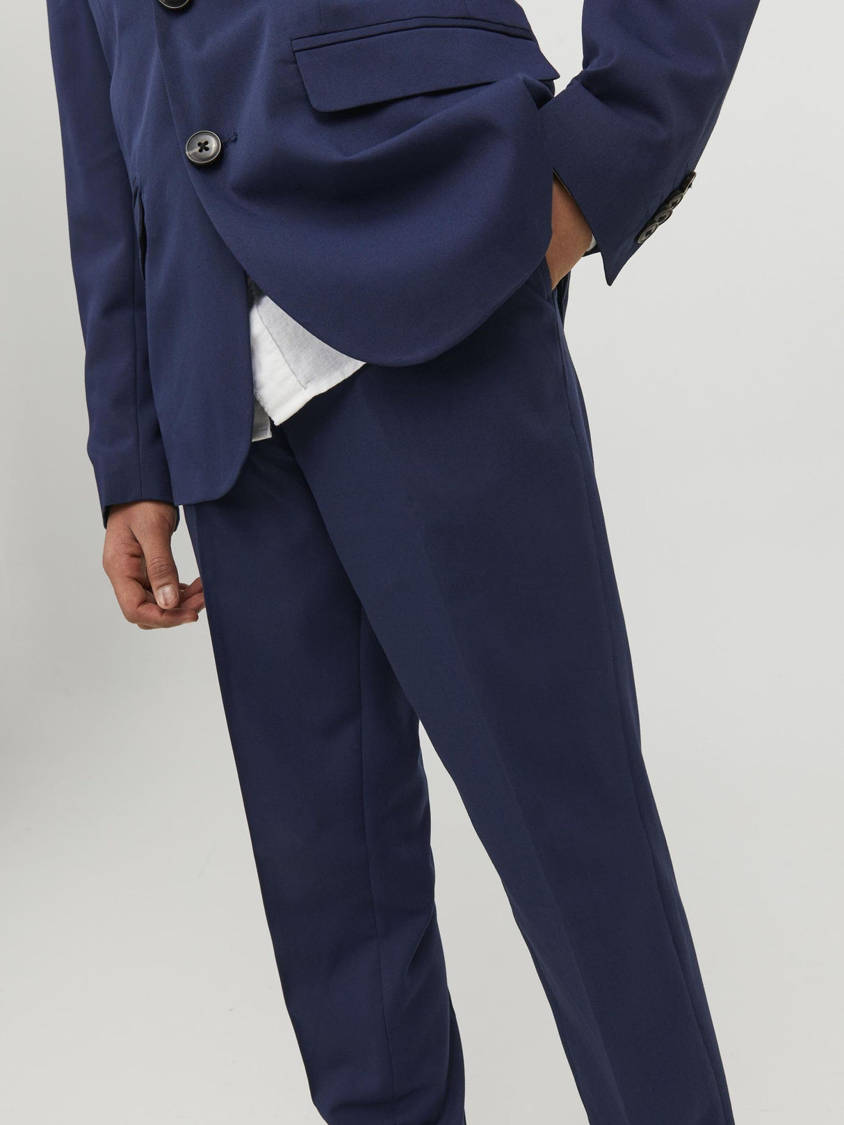 JACK&JONES JUNIOR Jprsolar Noos Jnr-Suéter Traje, Azul Medieval, 164 para Niños