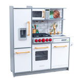 KidKraft Cocina de Juguete Uptown Elite de Madera para niños con Luz y Sonido y Dispensador de Cubitos de Hielo, Juguetes niños 3+ años (53437) Exclusivo en Amazon
