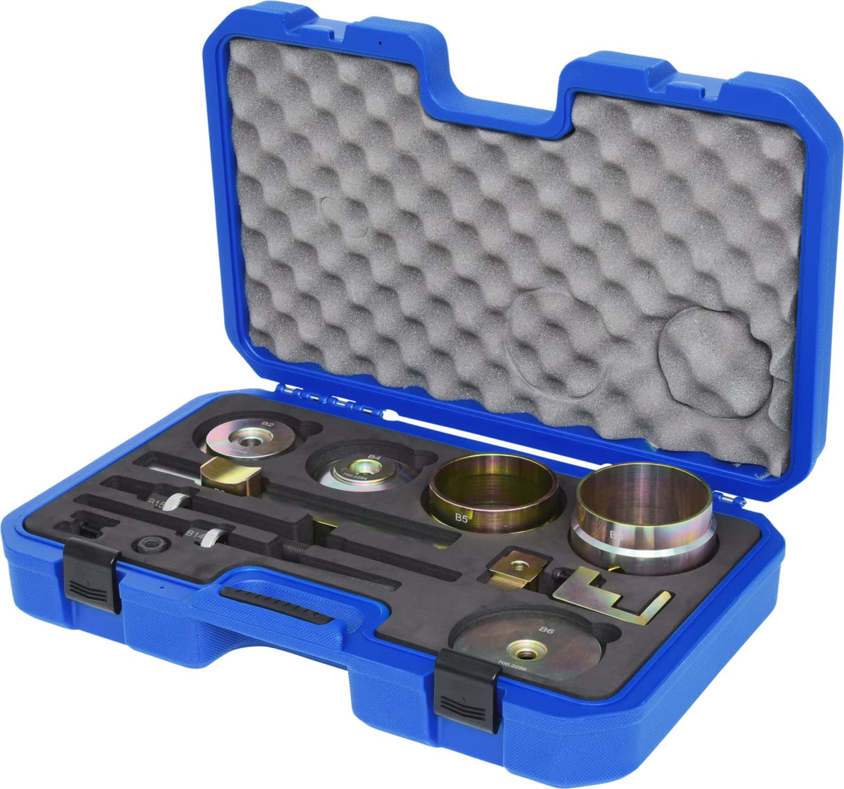 KS Tools 700.2250 Juego de herramientas para silentblock dobles de VAG, 19 pzs