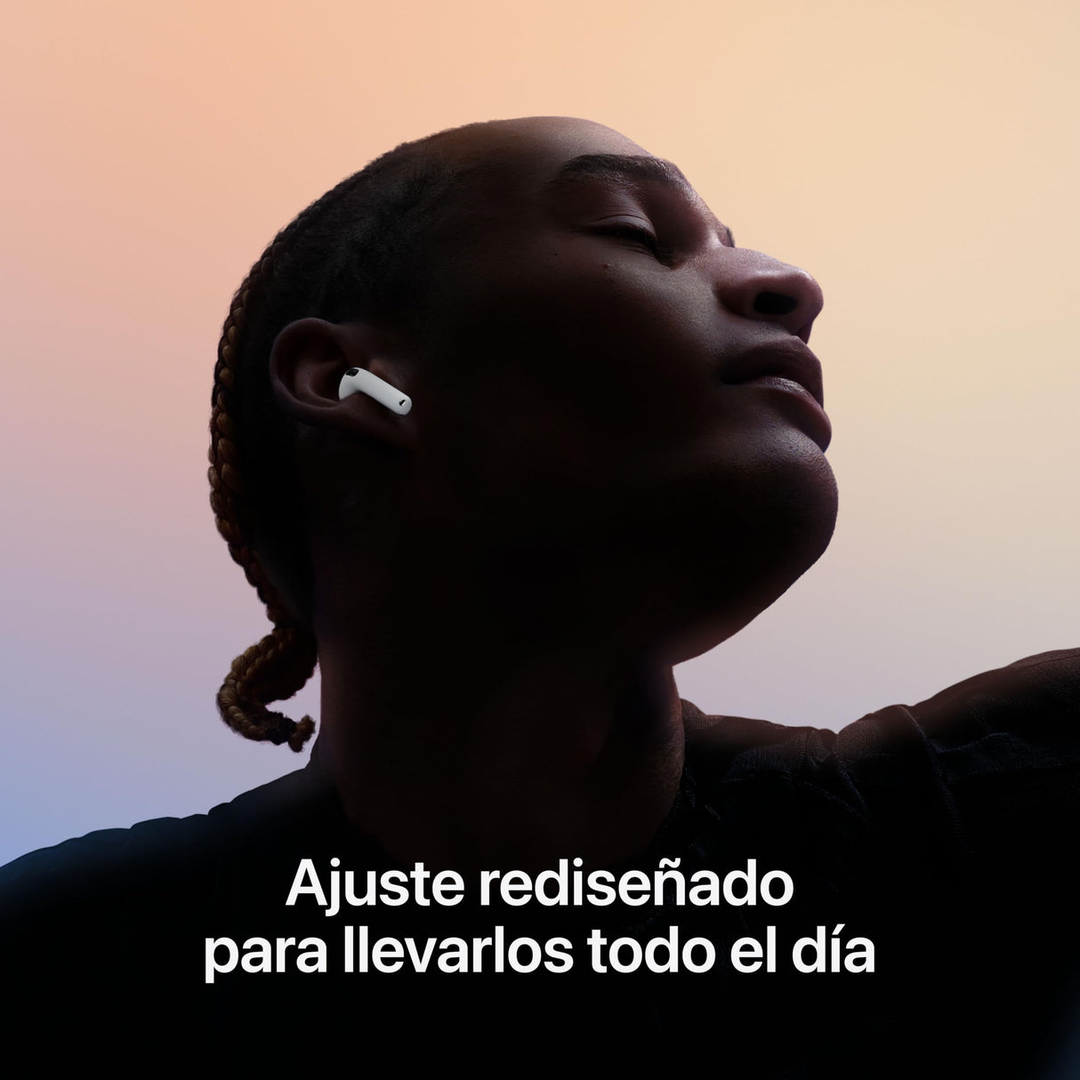 Apple AirPods 4 cancelación Activa de Ruido, Auriculares inalámbricos, Bluetooth, Audio adaptativo, Modo de Sonido Ambiente, Audio Espacial Personalizado, Estuche de Carga USB-C y Carga inalámbrica