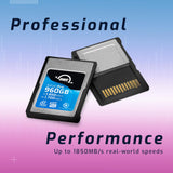 OWC - Tarjeta de Memoria Atlas Pro Cfexpress 4.0 Tipo A (960 GB, Calidad Profesional, hasta 1850 MB/s de Lectura y 1700 MB/s de Escritura
