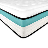 amuéblate online - Colchón viscoelástico 180x200 cm, Flow Nature Multicapa, Altura 24 cm, Firmeza Media/Alta, Tratamiento antiácaros, antibacterias e hipoalergénico. Fabricado en España