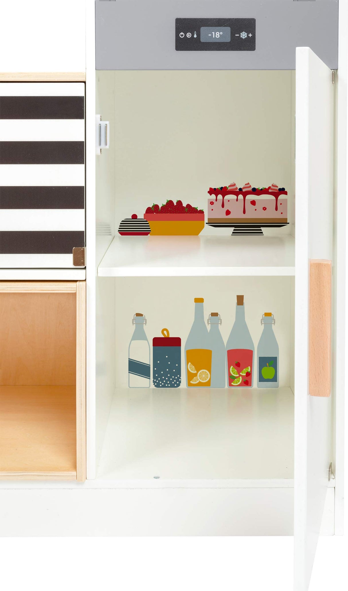 11464 Cocina infantil modular XL, small foot, de madera, cocina multifuncional, juego de rol, sistema modular , color/modelo surtido