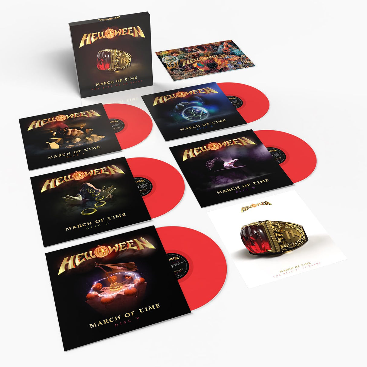 March of Time (The Best of 40 Years) - 5LP Rojo [Vinilo]