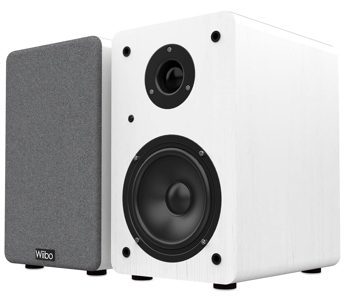 Wiibo Karino 200 White Altavoces HiFi Estanteria 2 Vias Reflex Pareja
