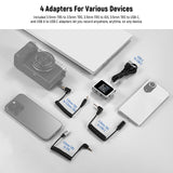 NEEWER CM31 Micrófono Lavalier Inalámbrico con 8GB Almacenamiento Batería 24H Grabación 14H Alcance 820 Pies 48KHz Cancelar Ruido 24Bit para iPhone iPad Android PC Youtube/TikTok Stream Podcast