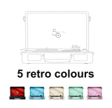 Mixx Audio - Platino de Vinilo portátil BT Revival 55 Stereo - Crema