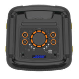N-Gear The Flash Banger 777 Music Box - Caja portátil Bluetooth con Efectos de luz RGB y Altavoz de Graves de 8" - 160 W MP3 PartyBox con batería, Mando a Distancia y micrófonos